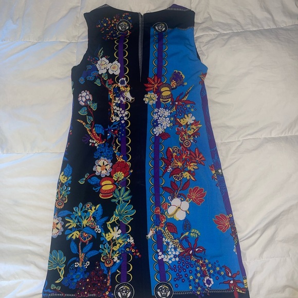 Elegant Purple Floral Women's Dress Sun Unique - Picture 5 of 7